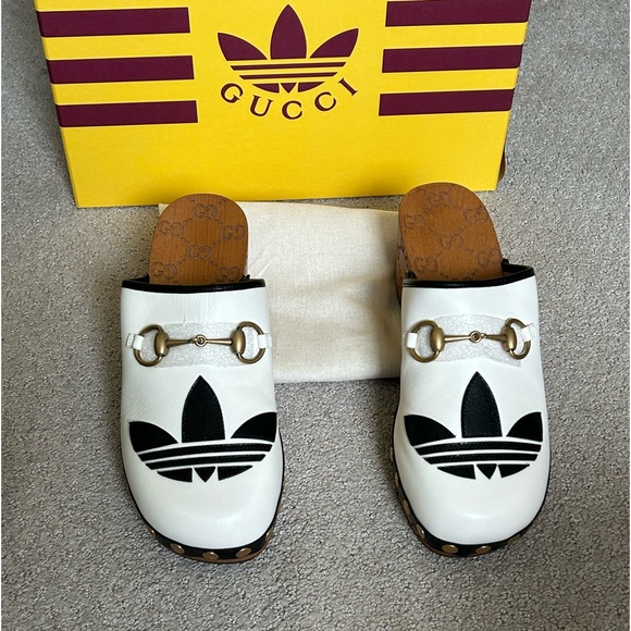 Gucci X Adidas, off-white clogs NWT - Picture 2 of 10